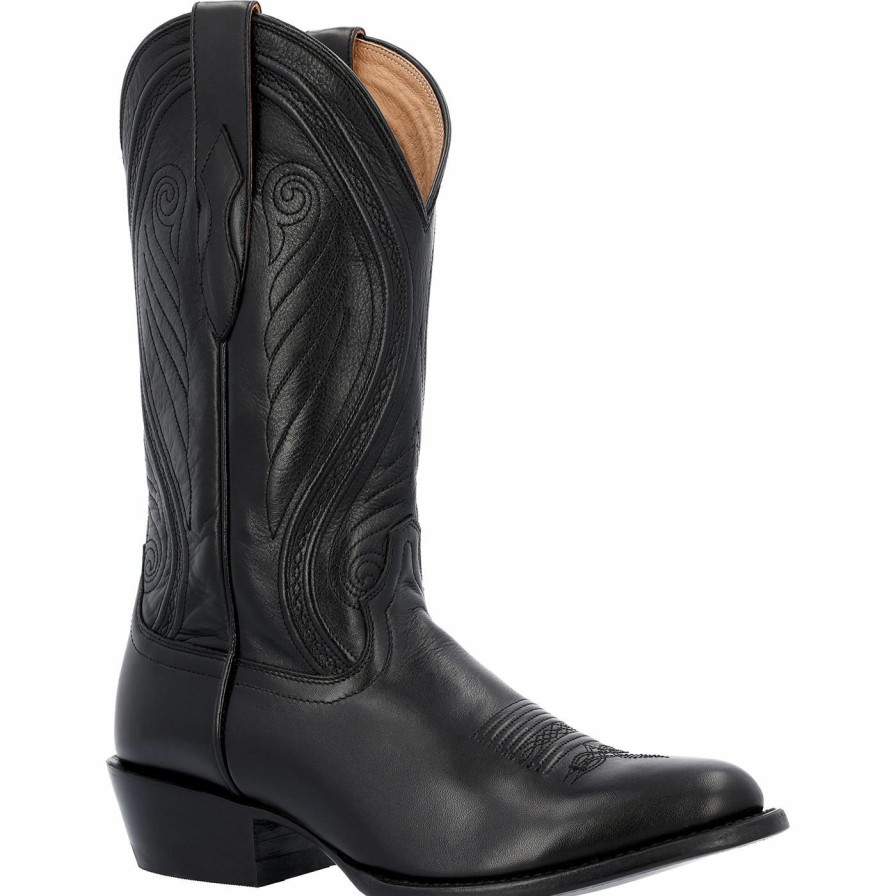 Men'S Durango Boot | Durango® Santa Fe Western Boot Jet Black