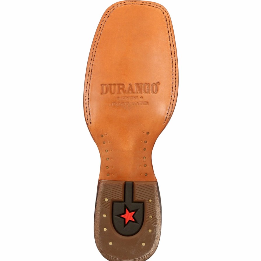 Men'S Durango Boot | Durango® Premium Exotics Western Boot Dark Bay Pirarucu