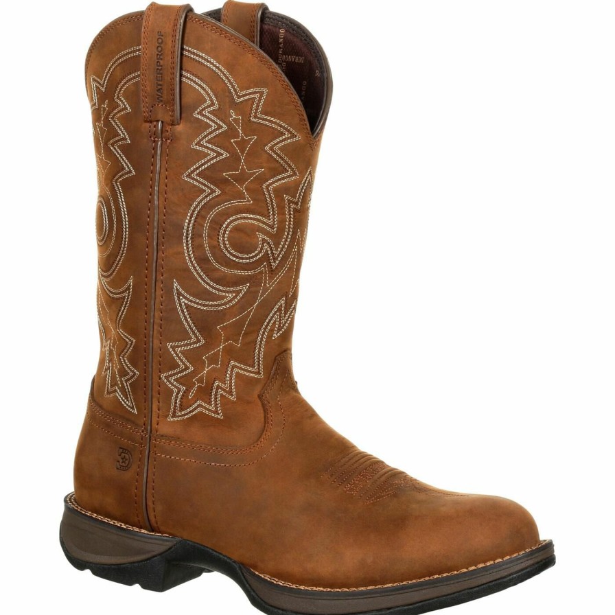 Men'S Durango Boot | Rebel By Durango® Waterproof Western Boot Coyote Brown