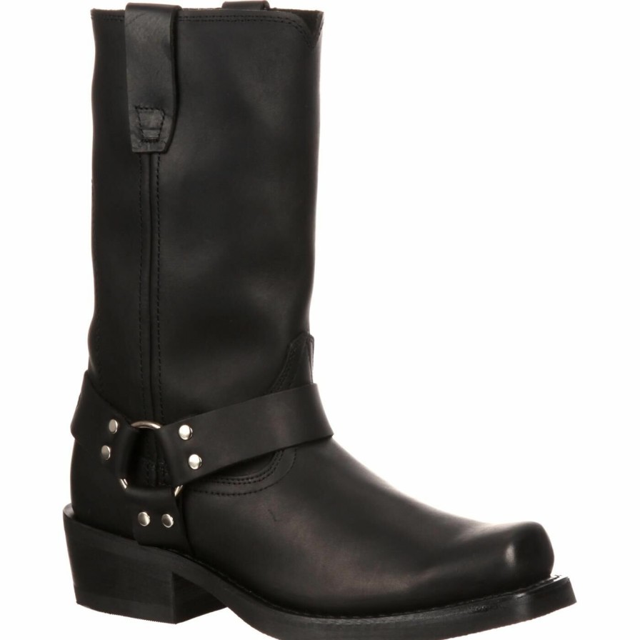 Men'S Durango Boot | Durango® Black Harness Boot Oiled Black