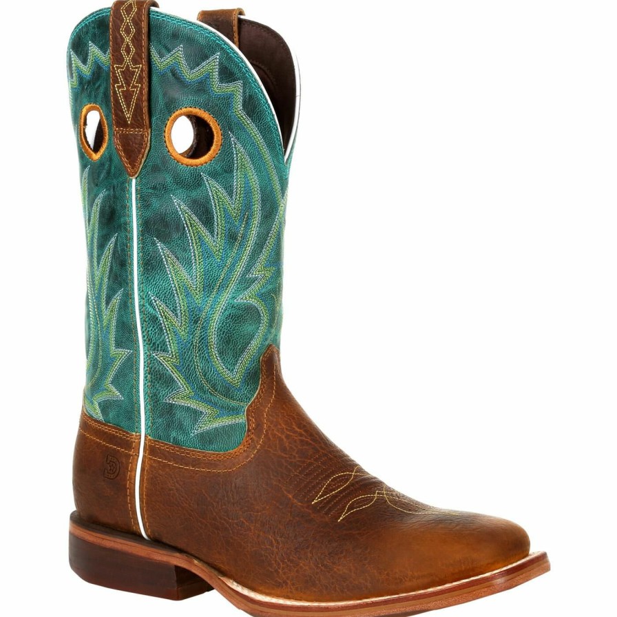 Men'S Durango Boot | Durango® Arena Pro Xrt Golden Brown Western Boot Golden Brown And Turquoise