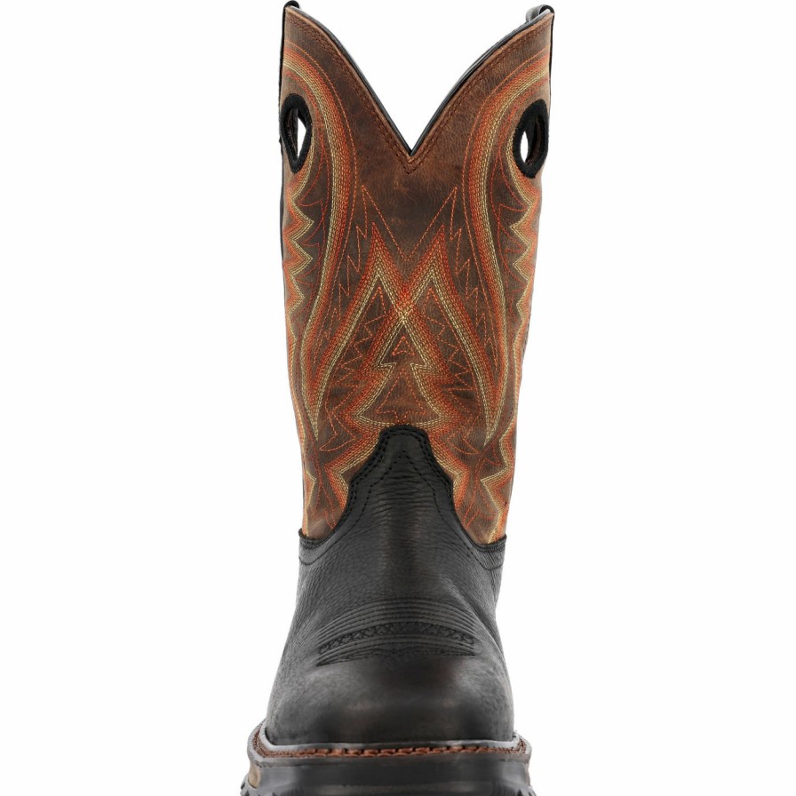 Men'S Durango Boot | Durango® Maverick Xp Western Work Boot Onyx And Dark Bay