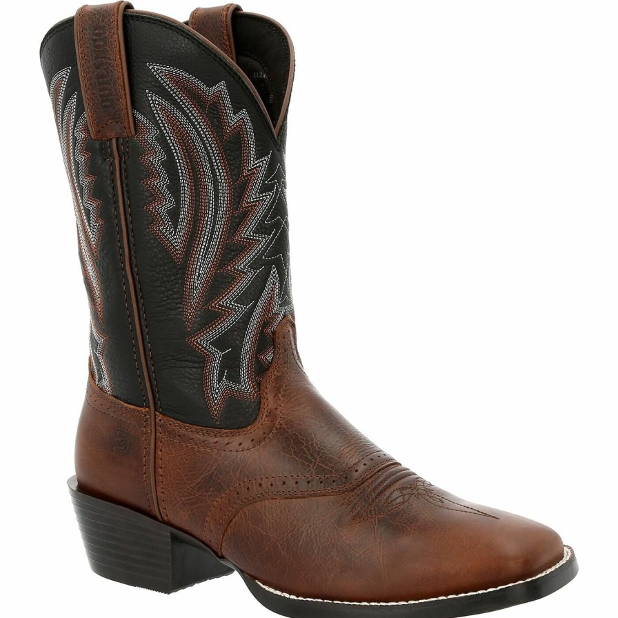 Men'S Durango Boot | Durango® Westward Dark Chestnut & Black Onyx Western Boot Dark Chestnut Black Onyx