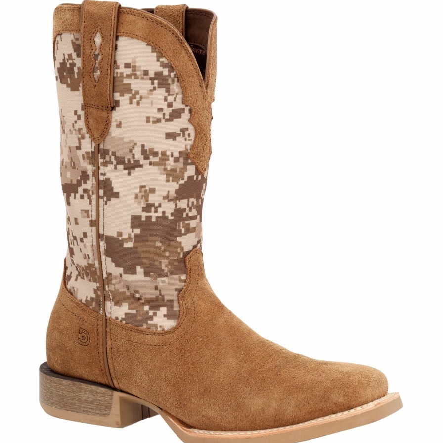 Men'S Durango Boot | Durango® Rebel Pro Digi Camo Western Boot Dusty Brown And Digi Camo