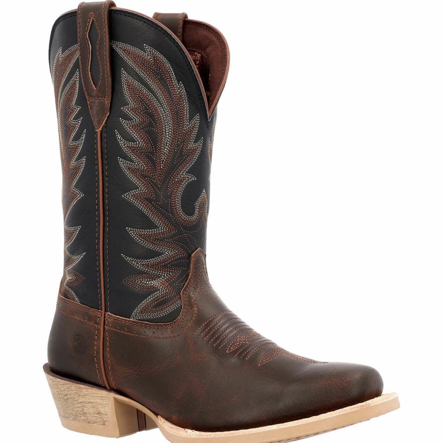 Men'S Durango Boot | Durango Rebel Pro Liver Chestnut Black Western Boot Liver Chestnut And Midnight