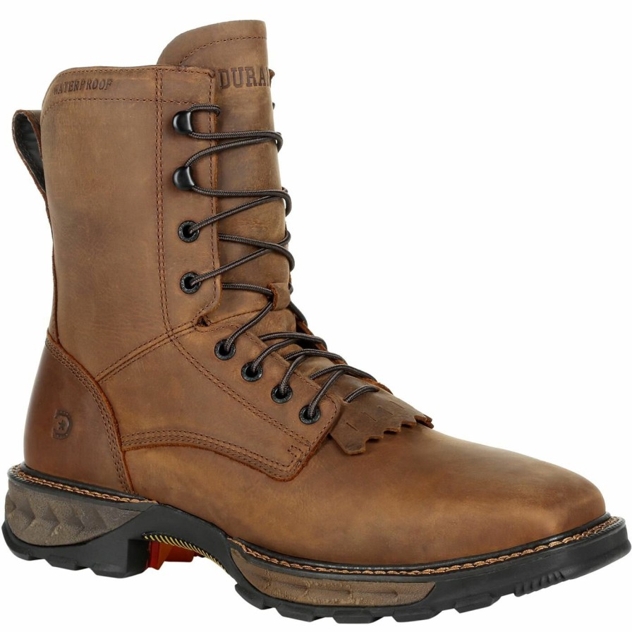 Men'S Durango Boot | Durango® Maverick Xp Steel Toe Waterproof Square Toe Lacer Work Boot Russet