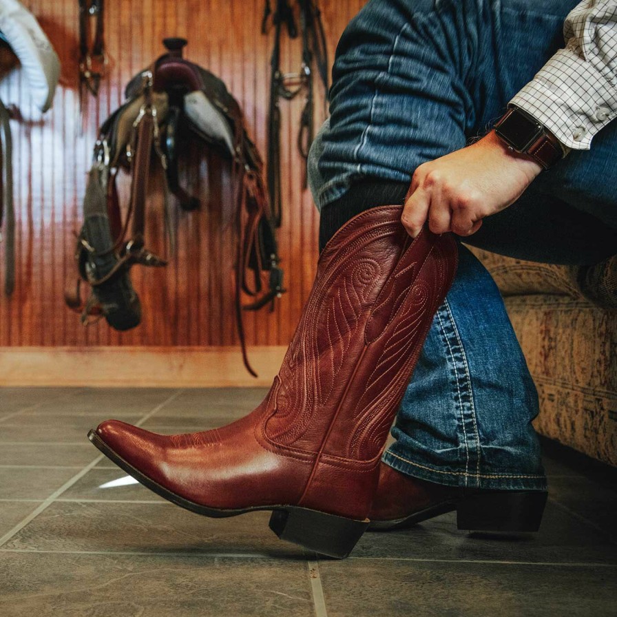 Men'S Durango Boot | Durango® Santa Fe Western Boot Burnt Sienna