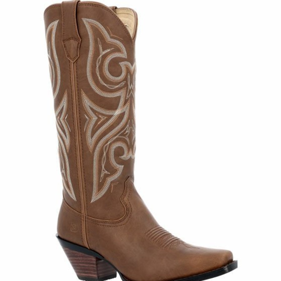 Women'S Durango Boot | Crush By Durango Women'S Western Boot Milk Chocolate