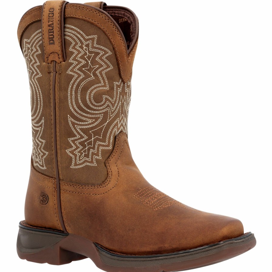 Kids Durango Boot | Lil' Rebel By Durango® Big Kid Western Boot Sable Brown