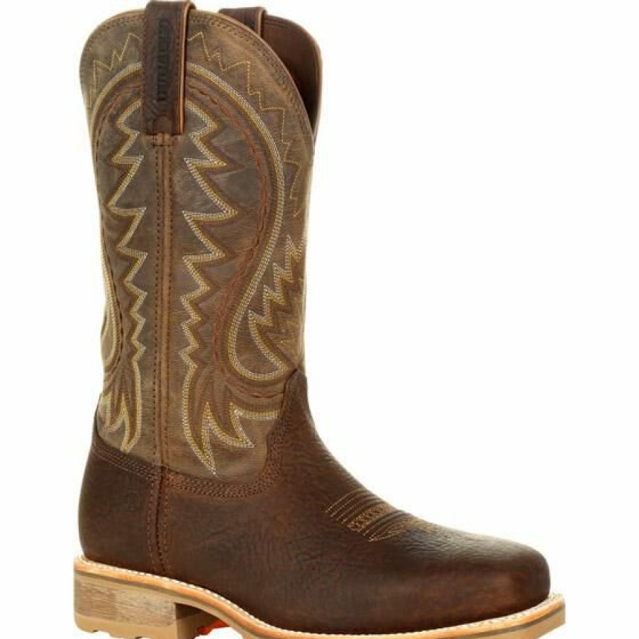 Men'S Durango Boot | Durango® Maverick Pro Steel Toe Western Work Boot Flaxen Brown