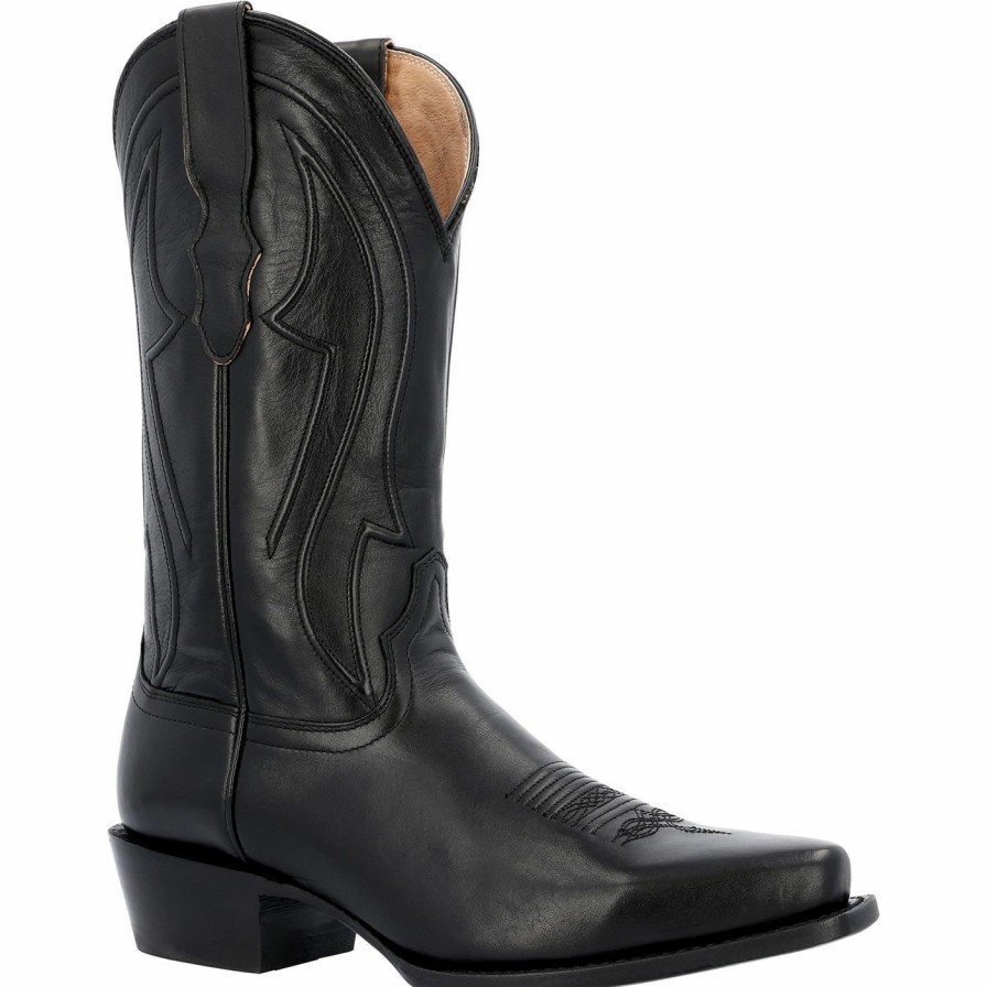 Men'S Durango Boot | Durango® Santa Fe Western Boot Jet Black