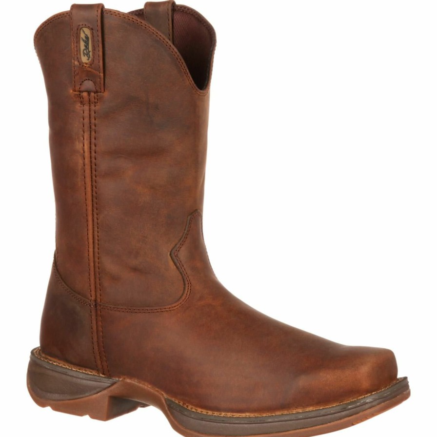 Men'S Durango Boot | Rebel By Durango® Brown Pull-On Western Boot Trail Brown