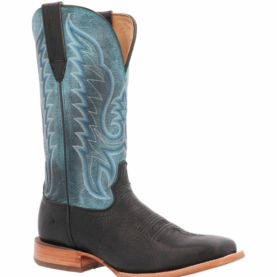 Men'S Durango Boot | Durango® Arena Pro Western Boot Black And Blue Lagoon