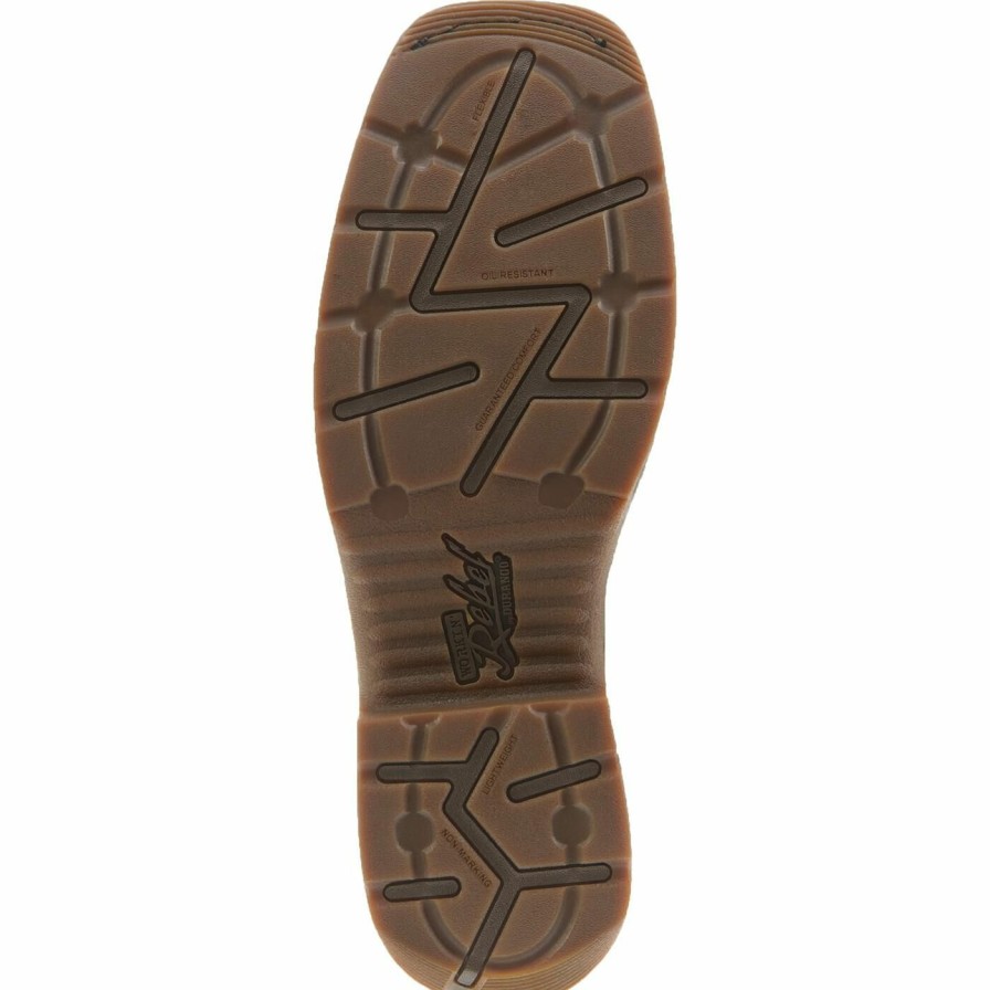 Men'S Durango Boot | Workin' Rebel By Durango® Brown Composite Toe Burnt Umber And Dark Brown