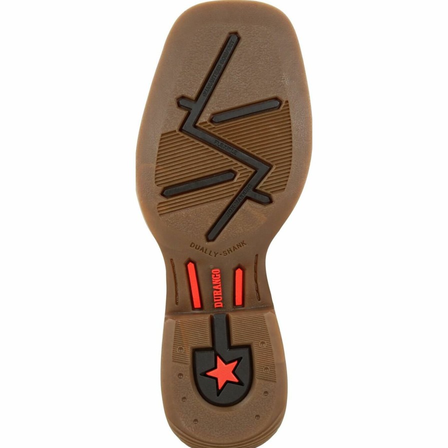 Kids Durango Boot | Lil' Durango® Rebel Pro Little Kid'S Burnt Orange Western Boot Dark Bay And Burnt Orange