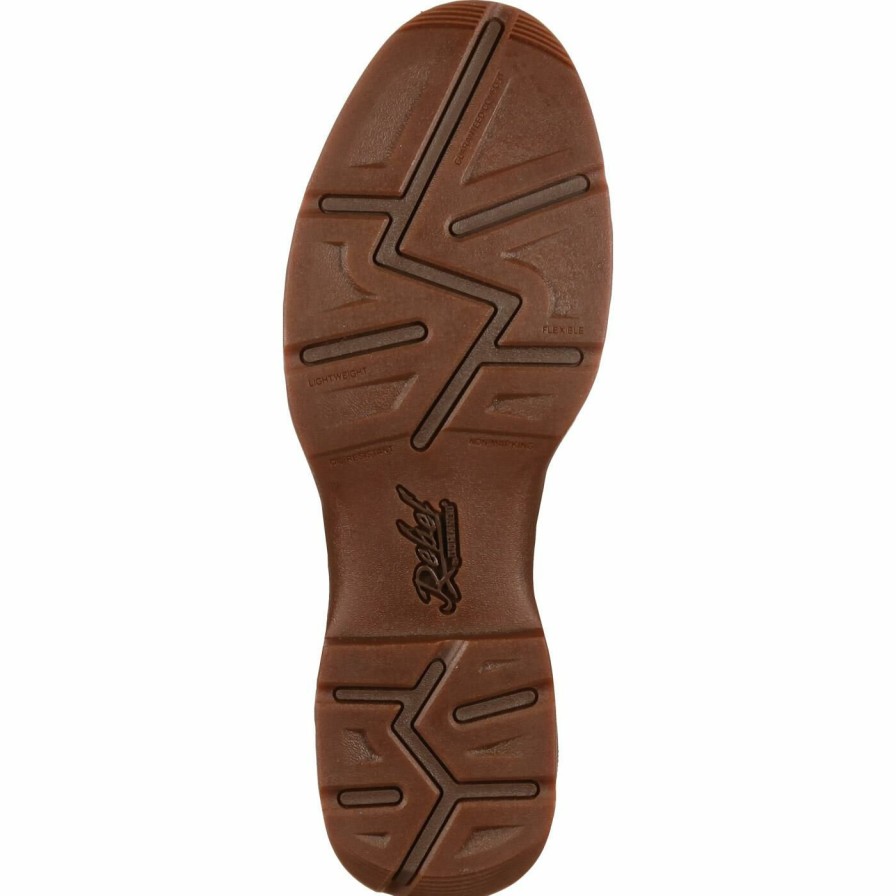 Men'S Durango Boot | Rebel By Durango® Brown Saddle Western Boot Sunset Velocity And Trail Brn