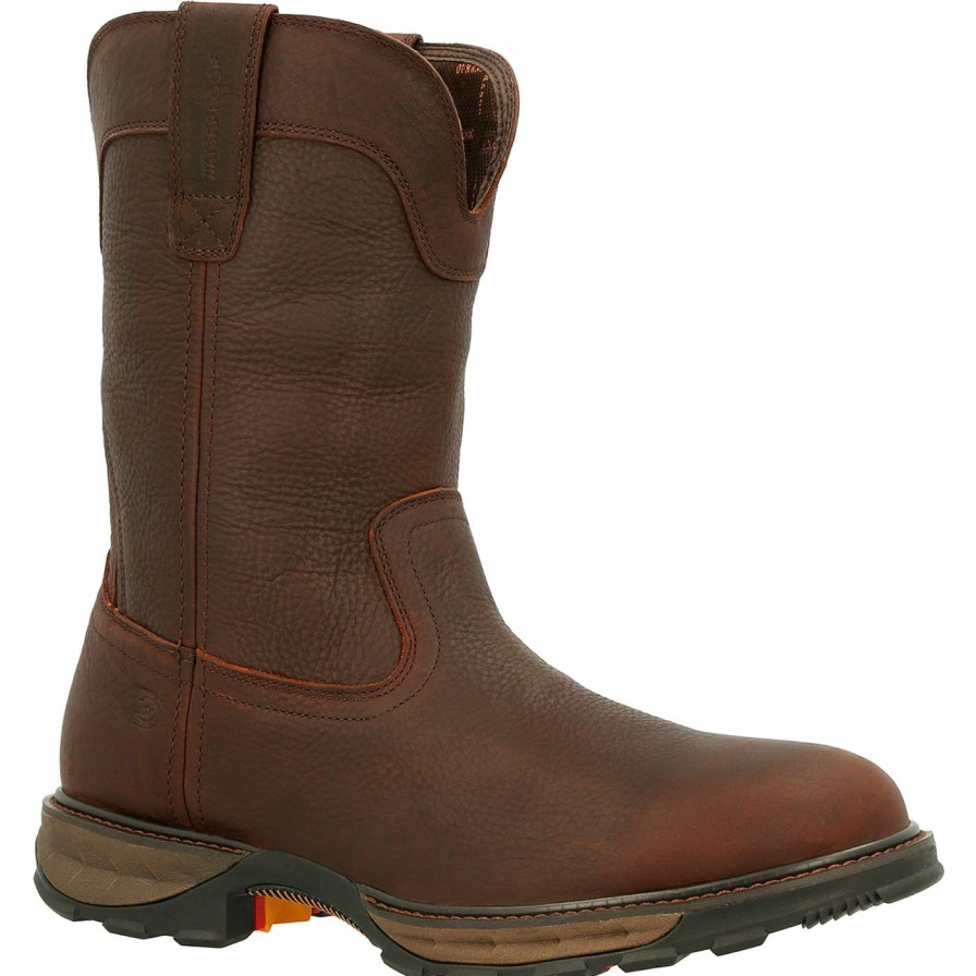 Men'S Durango Boot | Durango® Maverick Xp Waterproof Western Work Boot Soggy Brown