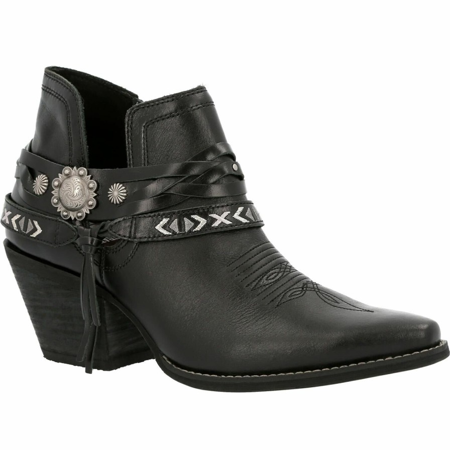 Women'S Durango Boot | Crush By Durango® Women'S Western Bootie Black