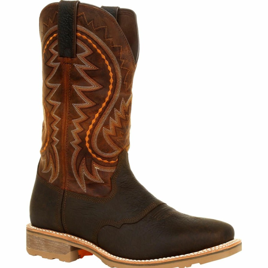 Men'S Durango Boot | Durango® Maverick Pro Waterproof Western Work Boot Cimarron Brown