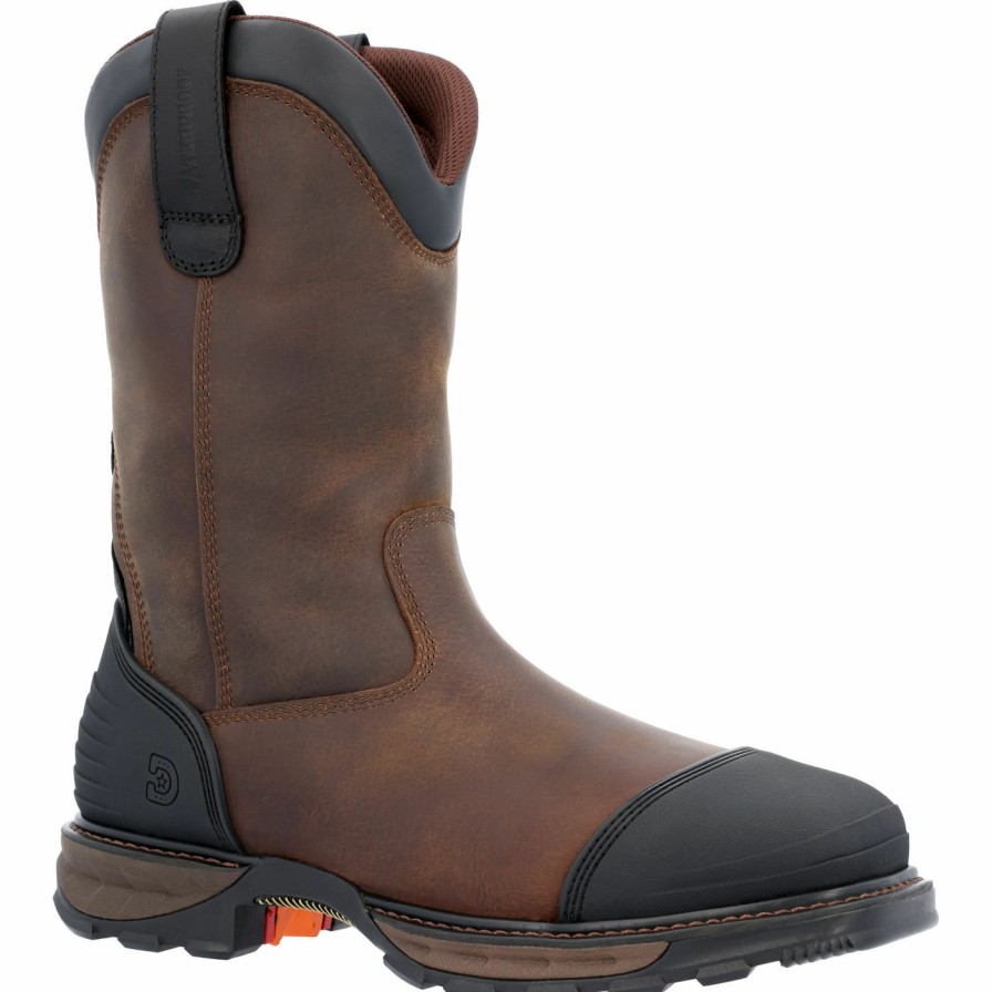 Men'S Durango Boot | Durango® Maverick Xp Steel Toe Waterproof Western Work Boot Grizzly Brown