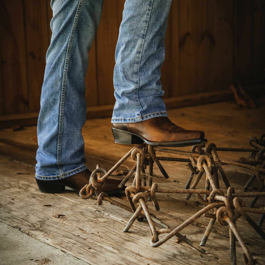 Men'S Durango Boot | Durango® Santa Fe Western Boot Derby Brown