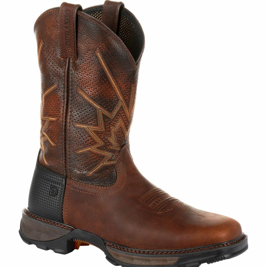 Men'S Durango Boot | Durango® Maverick Xp Ventilated Western Work Boot Tobacco